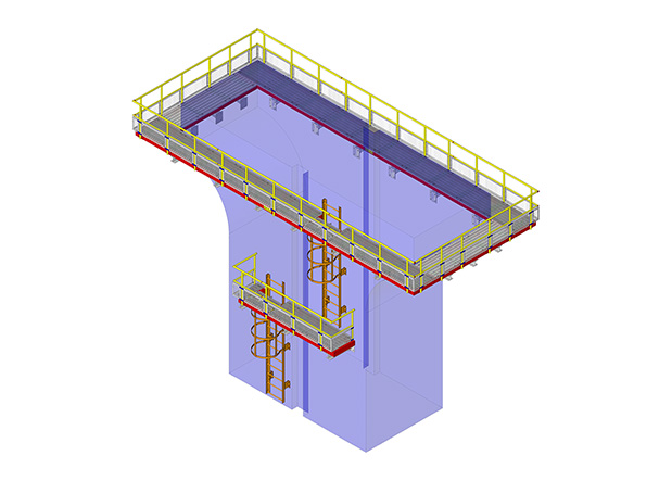 製作した鉄骨躯体